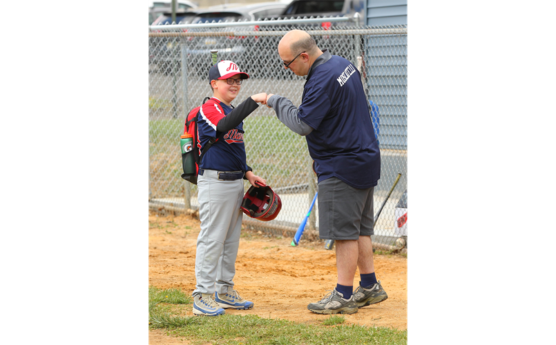 Coach Moscatelli and Alex Gurlin